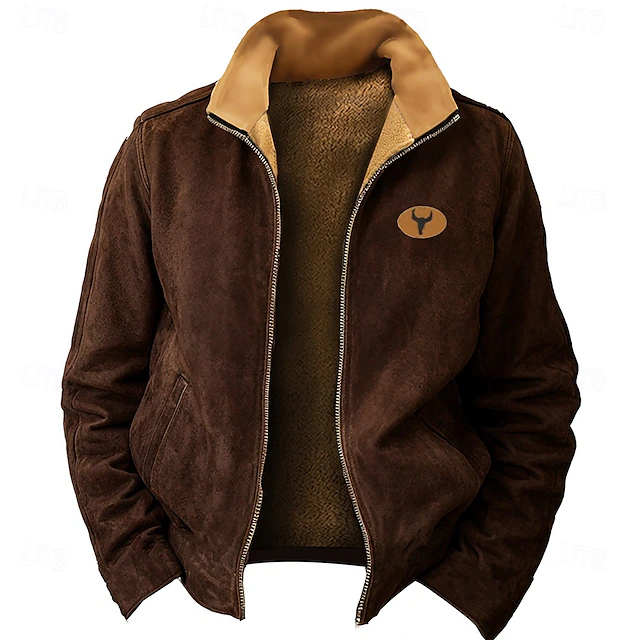 New Year Christmas Men's Deer Sweatshirts Sweatshirt Zip Sweatshirt Long Sleeve Sweatshirt Stand Collar Daily Basic Casual 3D Printing Christmas Party New Year Full Zip Stand Collar Winter Spring 6