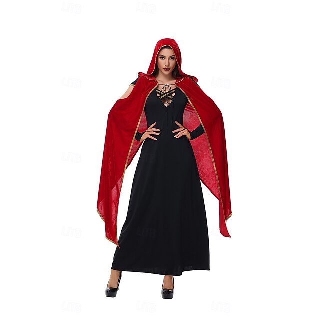 Witch Vampire Halloween Cosplay Costume Carnival Costume Walpurgis Night Cosplay Adults' Women's Carnival Masquerade Party Masquerade Easy Halloween Costumes Dress Up 11
