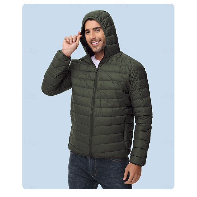 Men's Women's Hoodie Jacket Winter Outdoor Windproof Warm Lightweight