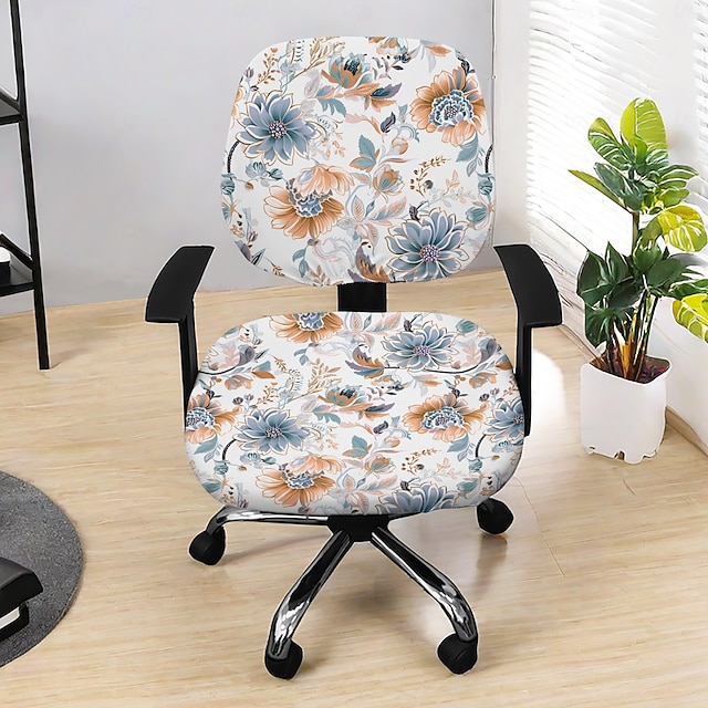  toimistotuolin päällinen ja jakkara tuolin päällinen joustava ja kestävä slipcovers kalustesuojat tyylikkääseen ja mukavaan työtilan sisustukseen