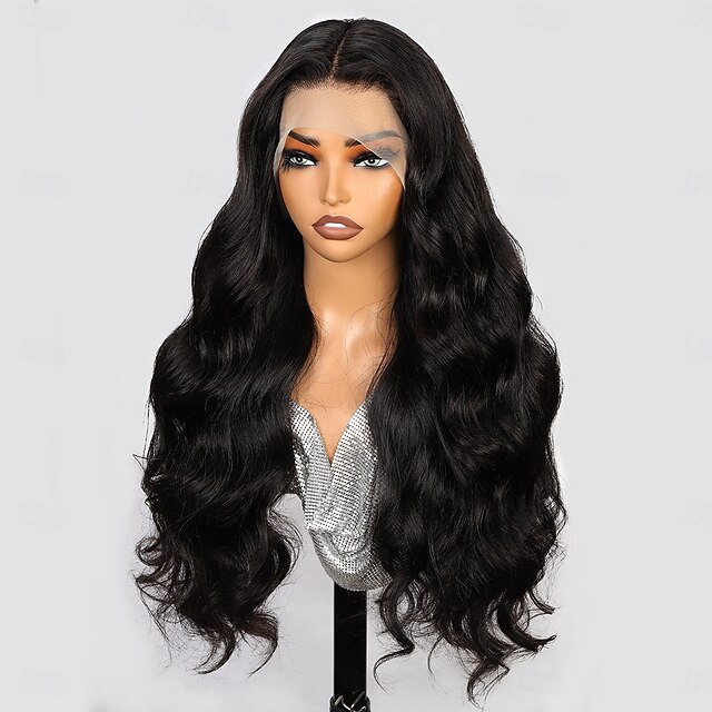  13x4 Transparent Human Hair Lace Front Wig High-end Wig Body Wave Human Hair Wig 200% Density