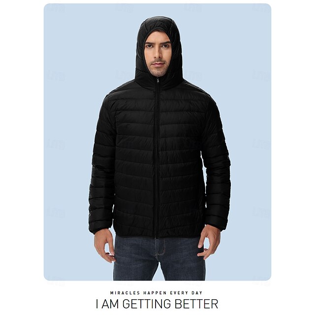 Men's Women's Hoodie Jacket Winter Outdoor Windproof Warm Lightweight