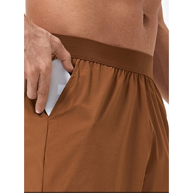 Men's Running Shorts Gym Shorts Workout Shorts Pocket Elastic Waistband