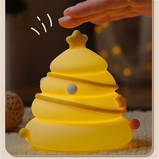 Christmas Silicone Night Light, Cute Panda & Flat Duck Lamp