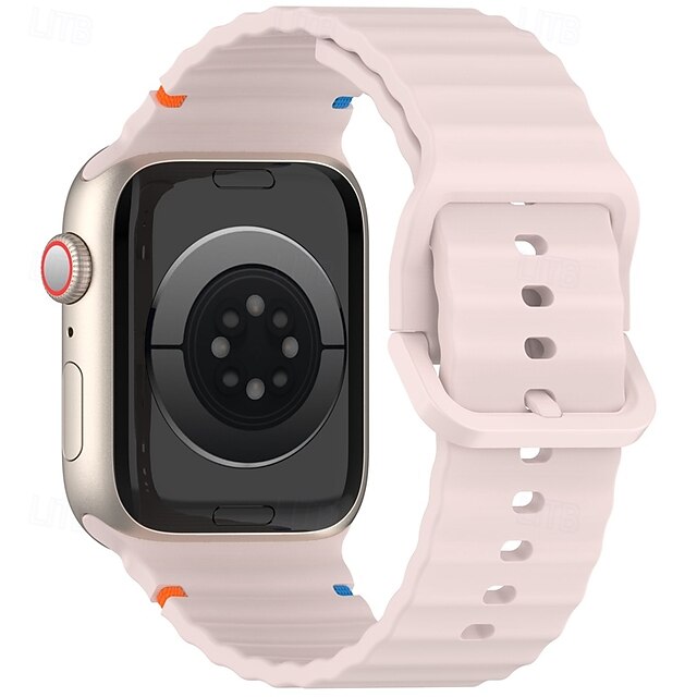  Cinturino sportivo Compatibile con Cinturino dell'Apple Watch 38mm 40mm 41mm 42mm 44mm 45mm 49mm Elastico Regolabili Silicone Cinturino di ricambio per iwatch Ultra 2 Series 9 8 7 SE 6 5 4 3 2 1