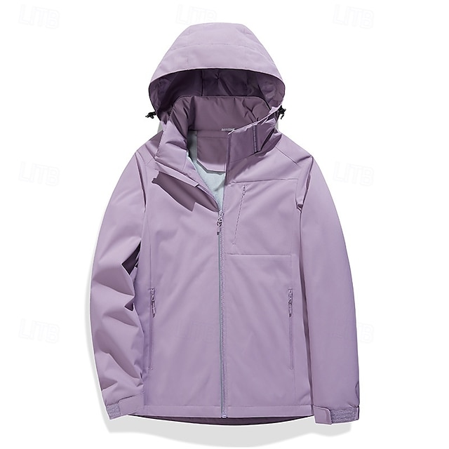  Naisten Fleecetakki Fleece Talvi ulko- Pehmeä Mukava Lämmin Fleecetakit Kokovetoketju Telttailu / Retkely / Luolailu Matkailu Talviurheilu Musta Pinkki Punainen Purppura Vihreä