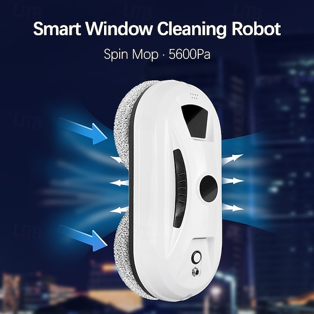  Ultra Thin Robot Vacuum Cleaner Window Cleaning Robot Window Cleaner Electric Glass Limpiacristales Remote Control for Home