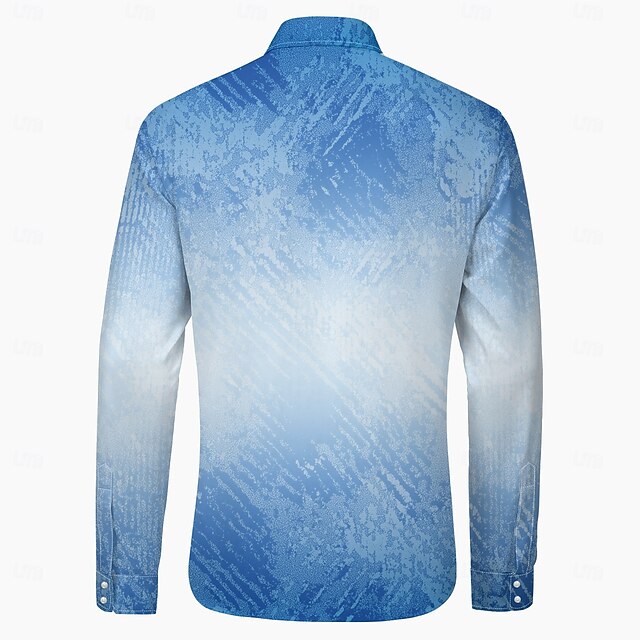 Christian Artistic Comfortable Fashion Casual Men's Long Sleeve Party
