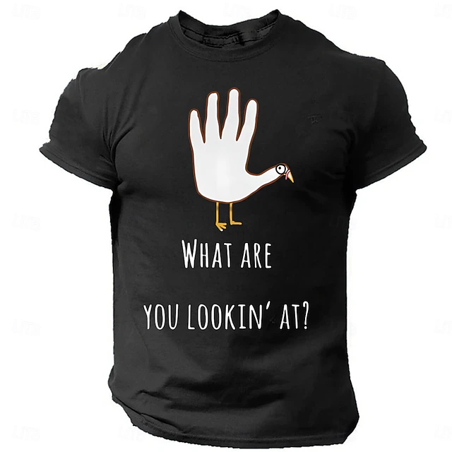 Men's Letter Printed Funny Turkey T Shirt Tee Top 100% Cotton Short Sleeve Graphic Shirt Black Red Dark Grey Comfortable Tee Thanksgiving Festival Fashion Designer Clothing 7