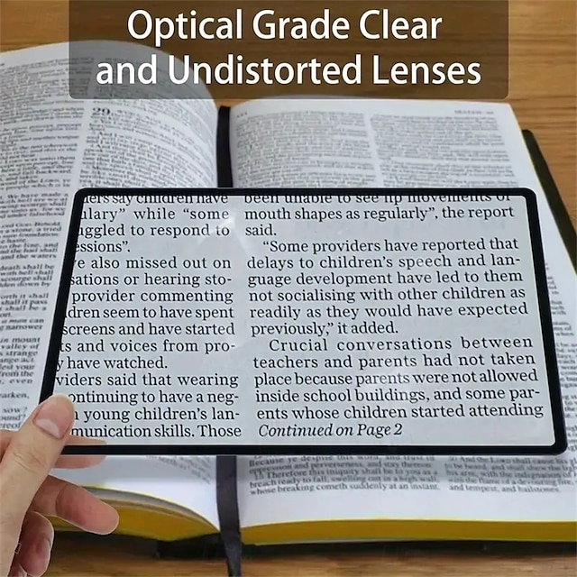  Lot de 2 loupes pour aide à la lecture