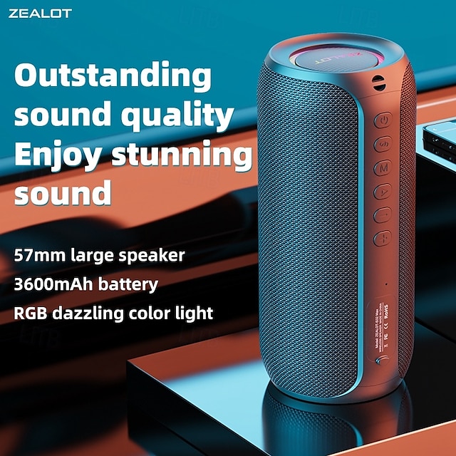  ZEALOT S32 max アウトドアスピーカー ブルートゥーススピーカー ブルートゥース USB TFカード 屋外 防水 ステレオサウンド スピーカー 用途 PC ノートパソコン 携帯電話