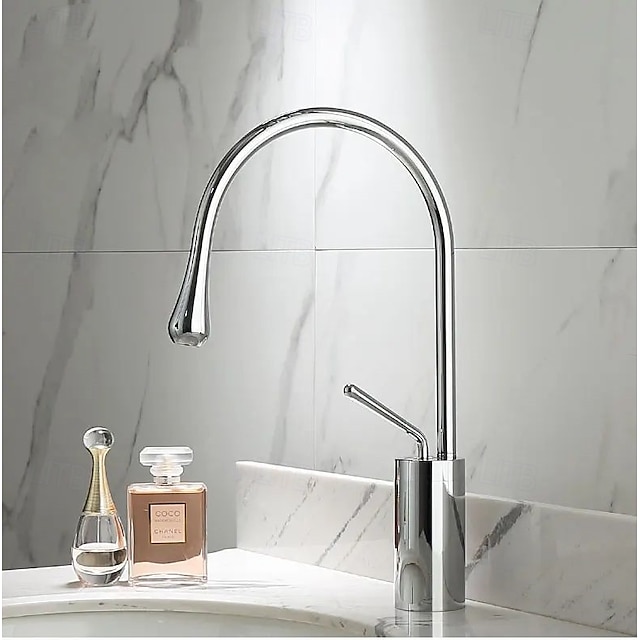  Robinet lavabo - Jet pluie Plaqué Set de centre Mitigeur un trouBath Taps