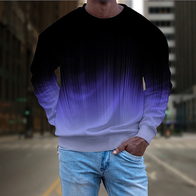  Miesten Kuvitettu Kaltevuus Puserot Pusero Pitkähihainen Villapaita Hupullinen Loma Tyylikäs Päivittäin Painettu Loma Urheilu ja ulkoilu Bile Tulostus Talvi 봄 & Syksy