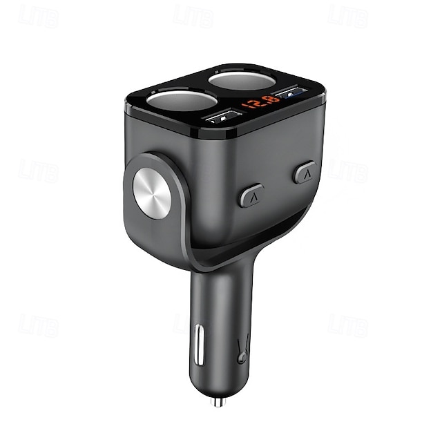 Car Cigarette Lighter Multifunctional One toTwo Conversion Plug USB Car
