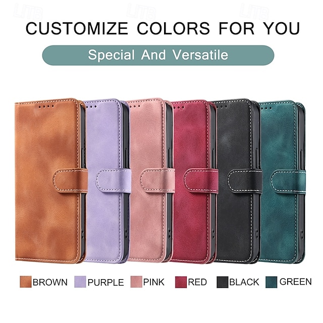  Phone Case For iPhone 16 Pro Max Plus iPhone 15 Pro Max Plus iPhone 14 13 12 11 Pro Max Plus Mini iPhone 14 Pro Max iPhone 13 12 11 Pro Max Flip Cover with Stand Holder Magnetic with Wrist Strap Retro