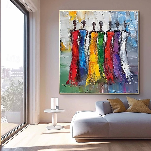 Ölgemälde mit Strukturporträt, handgemaltes Frauenporträt auf Leinwand, handgefertigtes Ölgemälde mit Liebespaaren, handgefertigte Wandkunst, moderne Deko-Ideen, Gemälde für Ihr Zuhause und Büro,