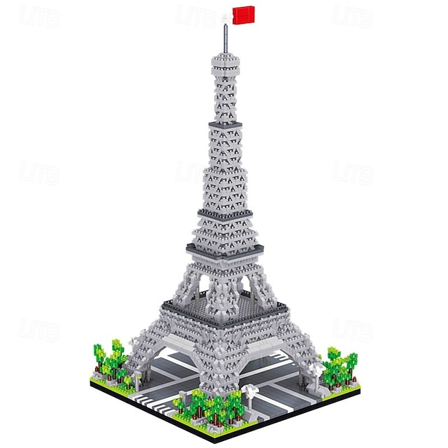 3585pcs Paris Eiffel Tower Building Blocks Set - Explore World Architecture with Educational Toys Perfect for Halloween Thanksgiving Christmas and Easter Gifts