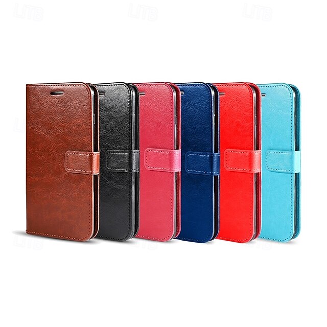  هاتف غطاء من أجل Pixel 7 Pixel 7 Pro Pixel 6 Pixel 6 Pro غطاء خلفي مع حامل فتحة لبطاقة ضد الصدمات مكتب  /  الأعمال TPU جلد PU