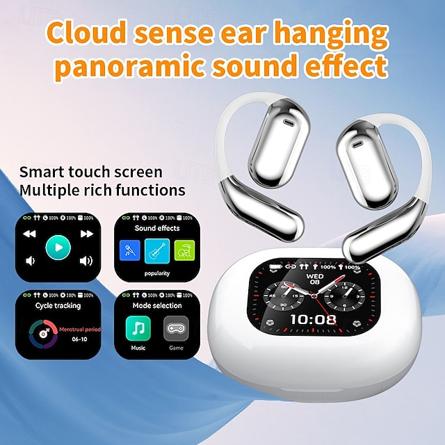  Smart Touch Screen Open Bluetooth Headset OWS Non-In-Ear Sports Headset