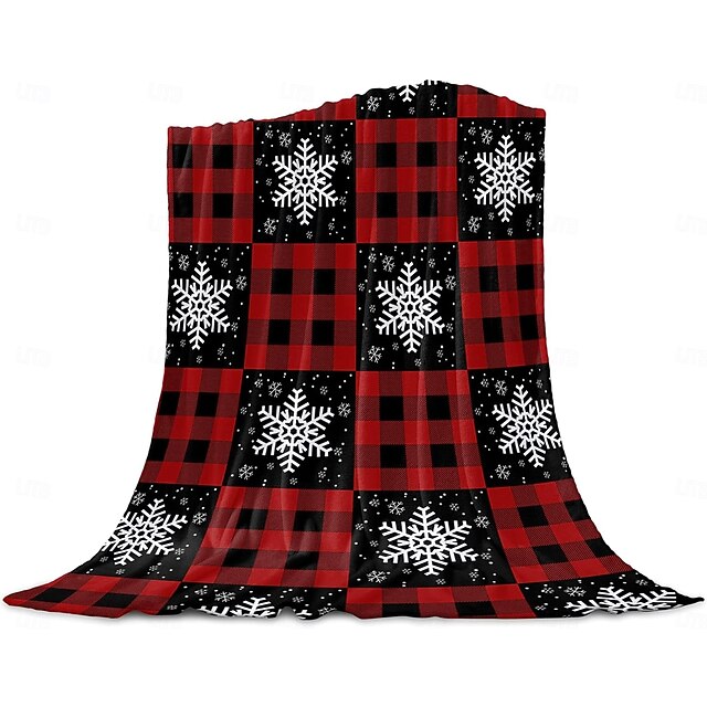 Christmas Snowflake Blanket Cozy and Festive Holiday Throw Perfect for