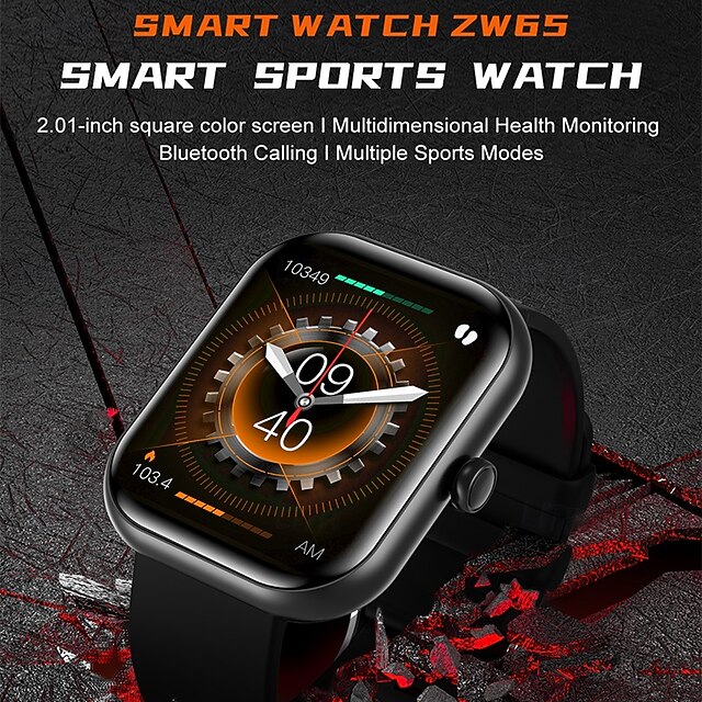 iMosi ZW65 Smart Watch 2.01 inch Smartwatch Fitness Running Watch