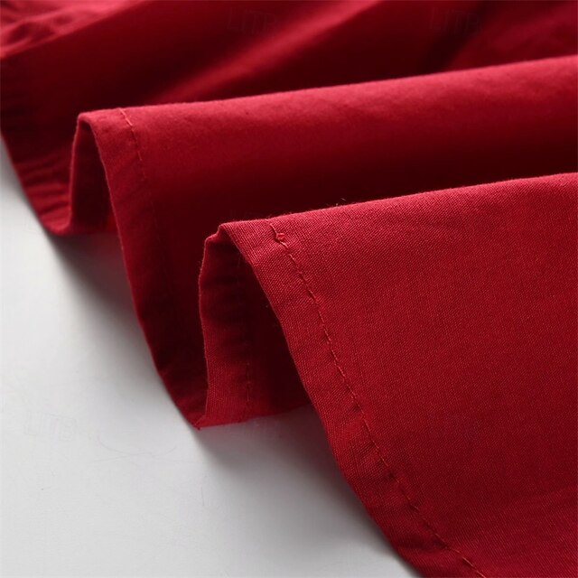 Kids Boys Shirts Solid Color Long Sleeve Patchwork Outdoor Fashion