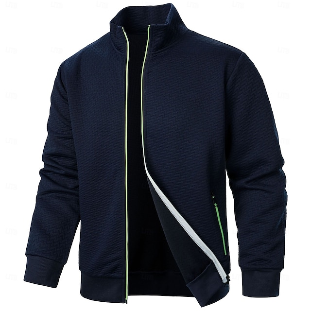  Męskie Bluza z Kapturem Rozpinana bluza z kapturem Taktyczna bluza z kapturem Czarny Czerwony Granatowy Khaki Szary Kaptur Równina Sport i turystyka Codzienny Święto Moda miejska Nowoczesne Codzienny