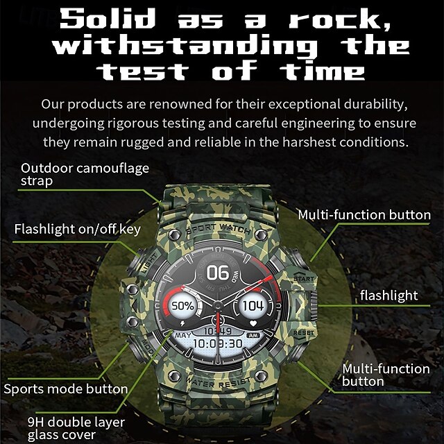 iMosi LC21 Smart Watch 1.32 inch Smartwatch Fitness Running Watch