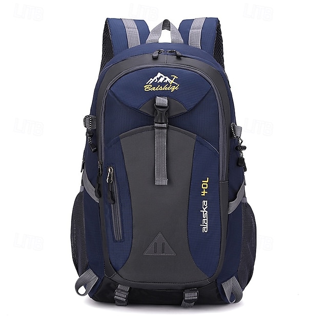  40 L Mochilas de Escalada Mochila para Excursão Zíper Bolso multi Á Prova-de-Chuva Design Anatômico Vestível Durável Ao ar livre Equitação Campismo Militar Náilon Preto Verde Tropa Vermelho