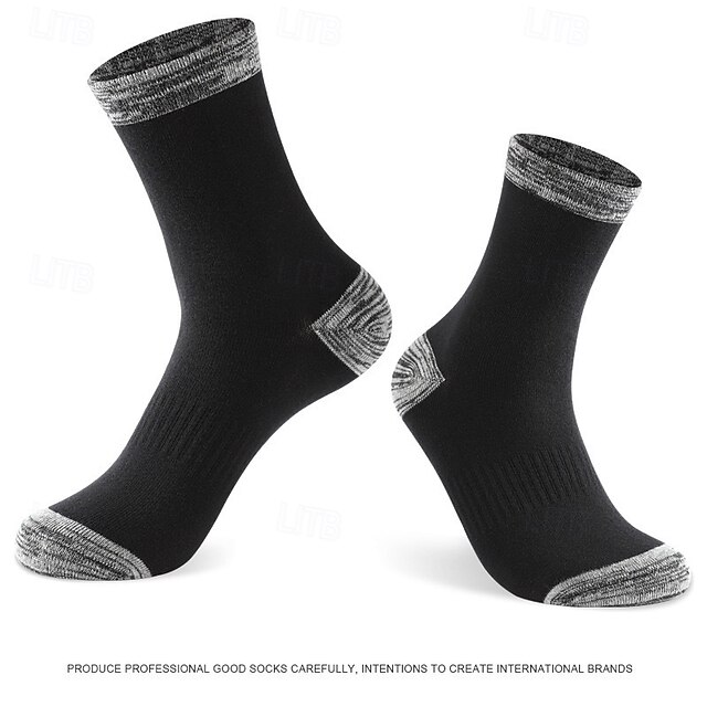  Herr 3-pack Multipack Socka Crew strumpor Svart Vit Färg Färgblock Sport & Utomhus Dagligen Semester Grundläggande Medium Vår Höst Mode Ledigt