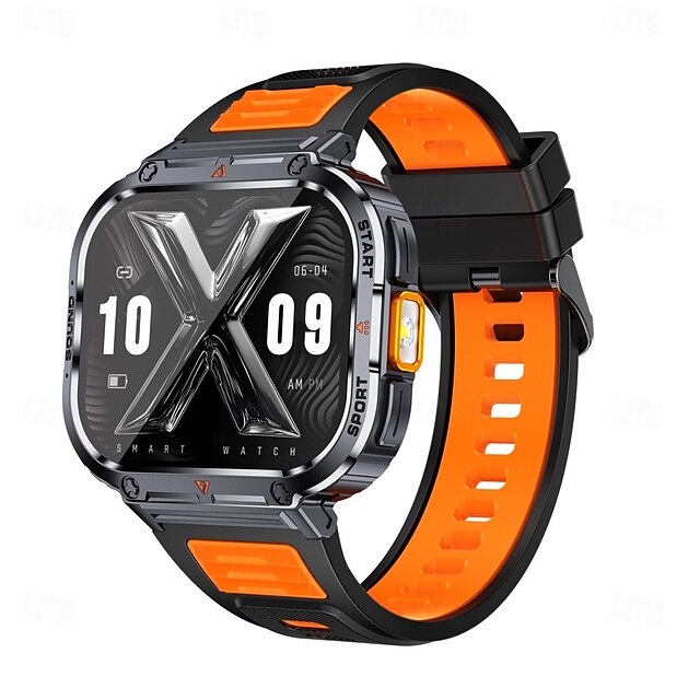  696 NX23 Smart Watch 2 inch Smart Band Fitness Bracelet Bluetooth Pedometer Call Reminder Sleep Tracker Compatible with Android iOS Women Men Hands-Free Calls Message Reminder IPX-0 51mm Watch Case