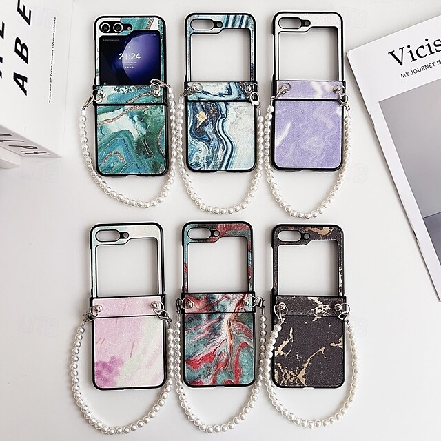  電話 ケース 用途 Zフリップ6 Z Flip 5 Z Flip 4 Z Flip 3 バックカバー リストストラップ付き 耐衝撃 レトロ風 TPU PUレザー