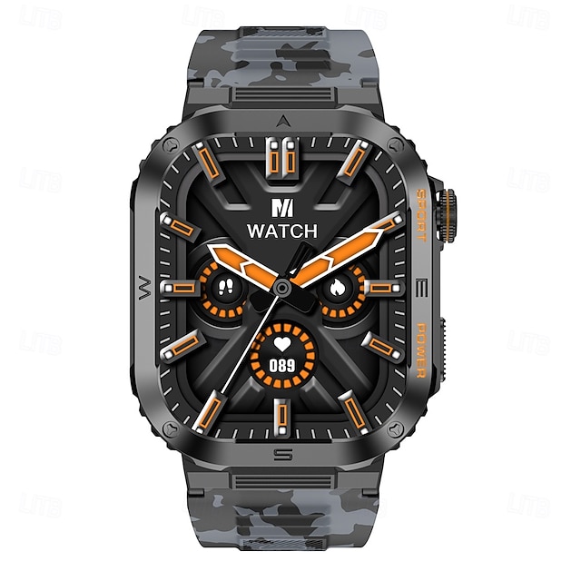 ceas inteligent mt39 ecran mare de 2,01 inci apel bluetooth monitor de sănătate ritm cardiac sport în aer liber ai asistent vocal smartwatch