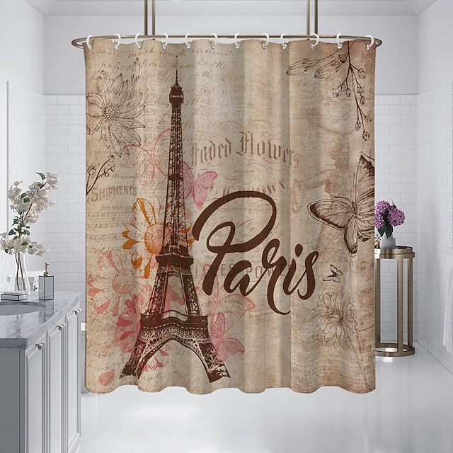  Duschvorhang mit Haken 180cm*180cm (70