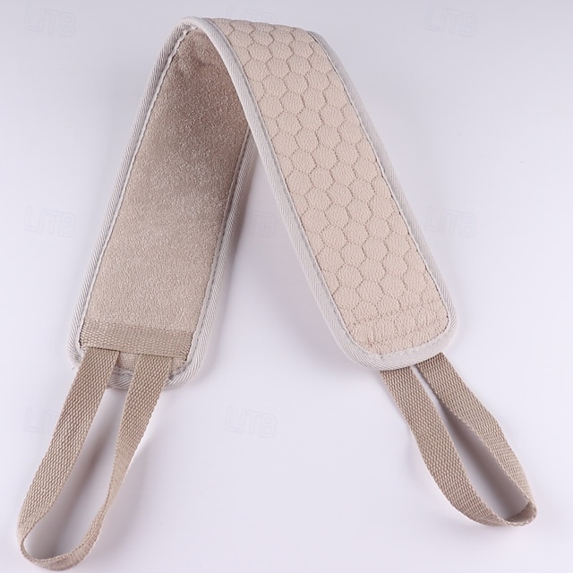  Peeling-Rückenschrubber und Peeling-Schwamm-Pad-Set für die Dusche, Bade-Duschschrubber für Männer und Frauen, Luffa-Schrubber zur Tiefenreinigung und Entspannung Ihres Körpers (83,8 cm und 9,7 cm)