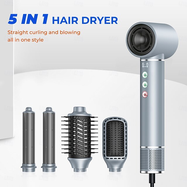 Hair Dryer Set 5 in 1 High Speed Air Styling Drying System Hot Air