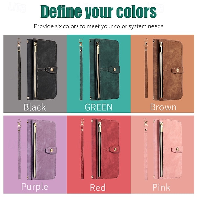  telefono Custodia Per iPhone 16 Pro Max Plus iPhone 15 Pro Max Plus iPhone 14 13 12 11 Pro Max Plus Mini iPhone 14 Pro Max iPhone 13 12 11 Pro Max Per retro Con supporto Cerniera con cordino Retrò