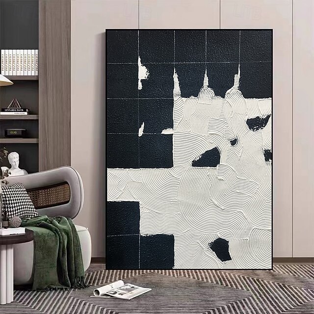 Modern Abstract Heavy Textured Oil Painting Thick Acrylic Wall Picture