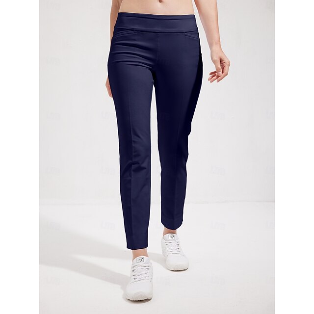 Women's Golf Pants Navy Black Pants / Trousers Ladies Golf Attire