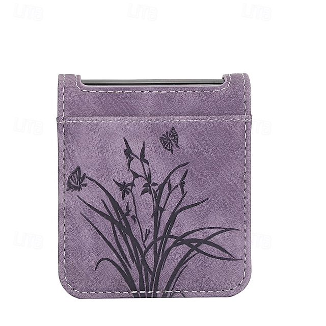  puhelin Etui Käyttötarkoitus Z-kääntö 7 Z Flip 6 Z Flip 5 Z Flip 4 Z Flip 3 Takakuori Tuella Korttipaikka Iskunkestävä Retro TPU PU-nahka