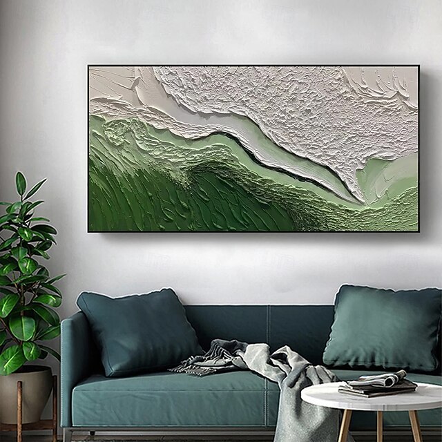 Mintura Handmade Sea Wave Oil Paintings On Canvas Wall Art Decoration