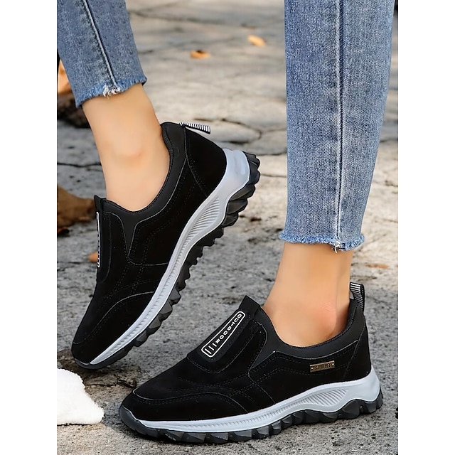  baskets de randonnée d'extérieur à enfiler pour femmes – chaussures confortables, respirantes et antidérapantes pour la marche et les voyages