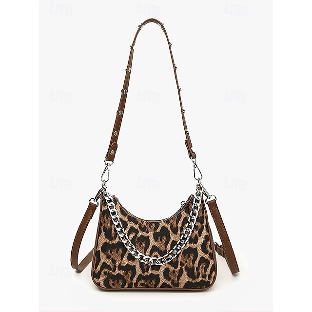 Women's Crossbody Bag Baguette Bag Shoulder Bags PU Leather Office