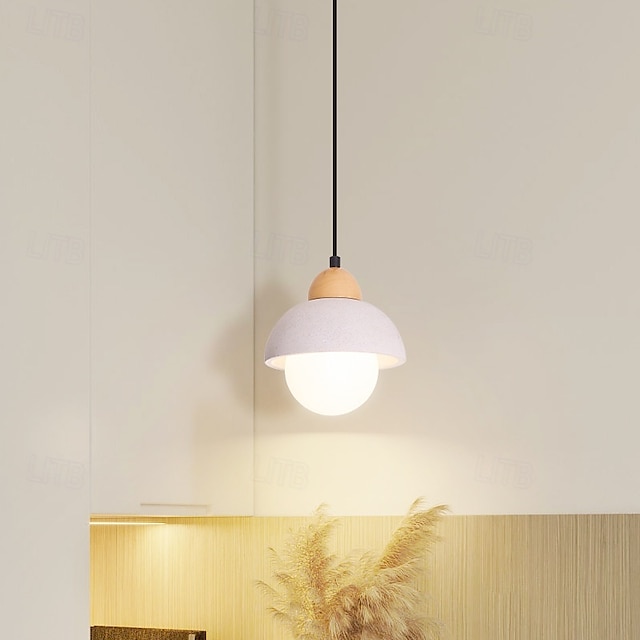  luminária pendente de terrazzo com base g9 luminária pendente estilo nórdico luz branca quente cor mooden sombra g9 110-240v