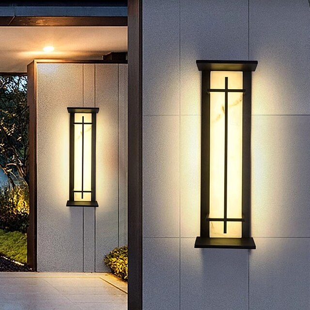 Outdoor Wall Light Led Outdoor Sconce Rectangle Modern Exterior Light