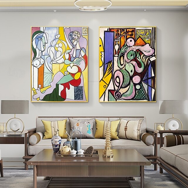 Handpaint Picasso Famous Artworks Reproduction For Living Room Home