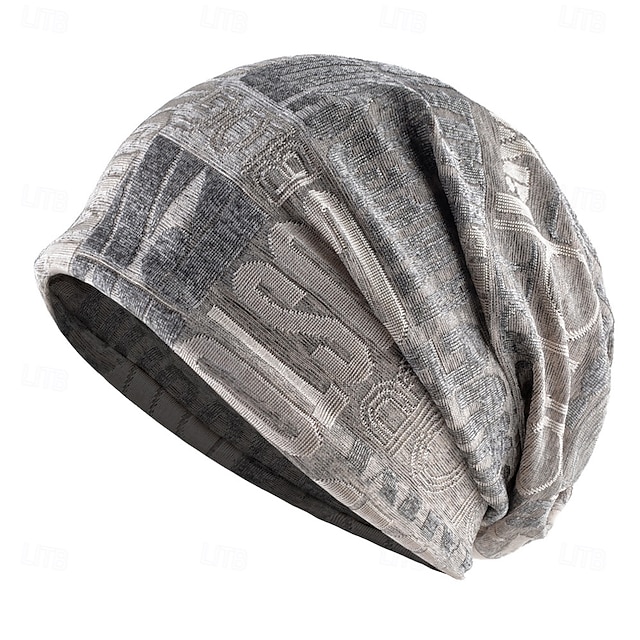  Voor heren Uniseks Muts Beanies 骷髅头毛线帽 Zwart Blauw Polyesteri Knus Alledaagse kleding Uitgaan Met Patroon
