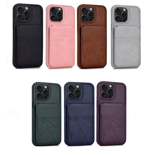  電話 ケース 用途 iPhone 16 Pro Max プラス iPhone 15 プロマックスプラス iPhone15 iPhone 14 Pro Max iPhone 13 12 11 Pro Max バックカバー スタンド付き カード挿入口 耐衝撃 レトロ風 TPU PUレザー