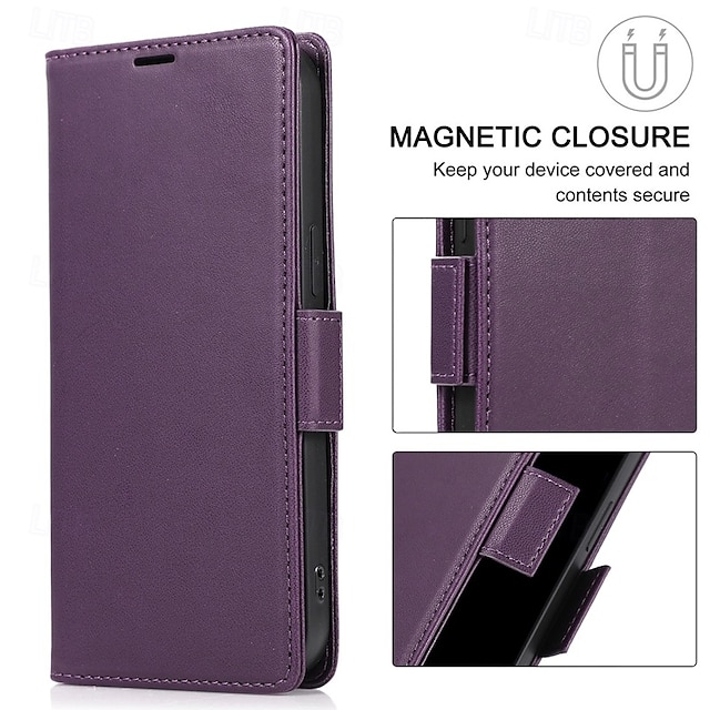  Phone Case For S24 S24 Ultra Plus S24 FE S23 S22 S21 S20 Ultra Plus FE A55 A35 A25 A15 5G A14 A34 A73 A53 A33 A72 A52 A42 A12 Back Cover with Stand Holder with Wrist Strap Card Slot Retro TPU PU