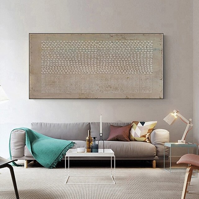 Large Wabi-Sabi oil painting handmade Wall Art brown wall art 3d ...